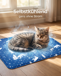 Selbstkühlende Haustiermatte ohne Strom – Katze ruht angenehm kühl