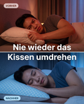 Nie wieder das Kissen umdrehen – kühlender Kissenbezug, Vorher-Nachher